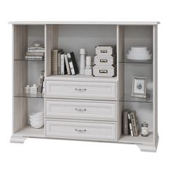 НИКОЛЬ Комод с 2 ст.дв., 1 гл.дв., 3 ящика в Красноуральске - krasnouralsk.mebel24.online | фото 2