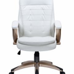 Офисное кресло для руководителей DOBRIN DONALD LMR-106B белый в Красноуральске - krasnouralsk.mebel24.online | фото