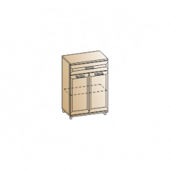 Прихожая Мелисса композиция 7 (Ясень Асахи) в Красноуральске - krasnouralsk.mebel24.online | фото 3