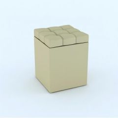 Пуф КВАДРО Бежевый в Красноуральске - krasnouralsk.mebel24.online | фото