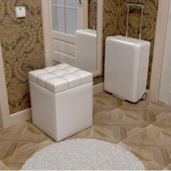 Пуф КВАДРО Белый в Красноуральске - krasnouralsk.mebel24.online | фото