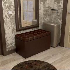 Пуф КВАДРО тип 2 Коричневый в Красноуральске - krasnouralsk.mebel24.online | фото