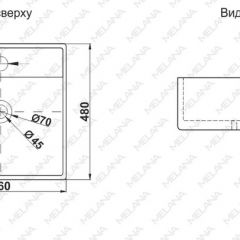 Раковина MELANA MLN-A064 в Красноуральске - krasnouralsk.mebel24.online | фото 2