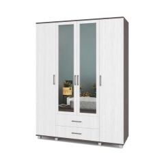 ЕВА Шкаф 4-х дверный Е43 в Красноуральске - krasnouralsk.mebel24.online | фото