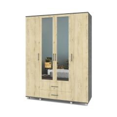 ЕВА Шкаф 4-х дверный Е43 в Красноуральске - krasnouralsk.mebel24.online | фото 7