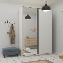Шкаф-купе 1400 серии SOFT D1+D3+B2+PL1 (2 ящика+1штанга) профиль «Графит» в Красноуральске - krasnouralsk.mebel24.online | фото 4