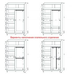 Шкаф-купе 1400 серии SOFT D1+D3+B2+PL1 (2 ящика+1штанга) профиль «Графит» в Красноуральске - krasnouralsk.mebel24.online | фото 7