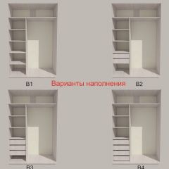 Шкаф-купе 1500 серии SILVER S4+S3Z+B2+PL1 (2 ящика+1 штанга) профиль «Серебро» в Красноуральске - krasnouralsk.mebel24.online | фото 5