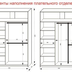 Шкаф-купе 1600 серии SOFT D6+D4+B2+PL2 (2 ящика+1штанга+1 полка) профиль «Капучино» в Красноуральске - krasnouralsk.mebel24.online | фото 9