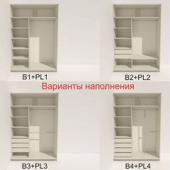 Шкаф-купе 1800 серии SOFT D1+D3+B2+PL1 (2 ящика+1штанга) профиль «Графит» в Красноуральске - krasnouralsk.mebel24.online | фото 5