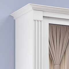 Шкаф-купе 2450 серии NEW CLASSIC K1+K1+K1+B22+PL4 (по 2 ящика лев/прав+F обр.штанга) профиль «Капучино» в Красноуральске - krasnouralsk.mebel24.online | фото 4