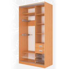 Шкаф-купе Жаклин 1200 вариант-1 (ЛДСП/ЛДСП) в Красноуральске - krasnouralsk.mebel24.online | фото 2