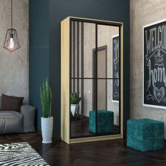 Шкаф-купе Лофт 1200 Шк12-60 (Дуб Сонома) в Красноуральске - krasnouralsk.mebel24.online | фото 8
