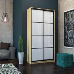 Шкаф-купе Лофт 1200 Шк12-60 (Дуб Сонома) в Красноуральске - krasnouralsk.mebel24.online | фото 12