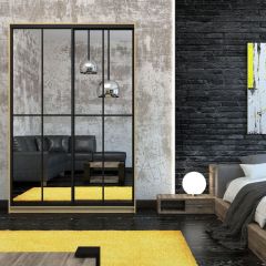 Шкаф-купе Лофт 1600 Шк16-47 (Дуб Сонома) в Красноуральске - krasnouralsk.mebel24.online | фото 8