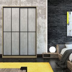 Шкаф-купе Лофт 1600 Шк16-47 (Дуб Сонома) в Красноуральске - krasnouralsk.mebel24.online | фото 13