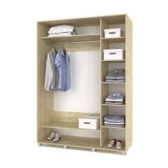 РОЛАНД Шкаф-купе с зеркалами Ирландский дуб (600*1600) Р663 в Красноуральске - krasnouralsk.mebel24.online | фото 2