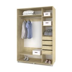 РОЛАНД Шкаф-купе с зеркалами Ирландский дуб (600*1600) Р663 в Красноуральске - krasnouralsk.mebel24.online | фото 4