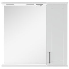 Шкаф-зеркало Charlie 80 правый Домино (DCh2520HZ) в Красноуральске - krasnouralsk.mebel24.online | фото 4