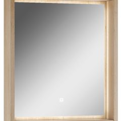 Шкаф-зеркало Nice 60 с подсветкой Домино (DN4706HZ) в Красноуральске - krasnouralsk.mebel24.online | фото