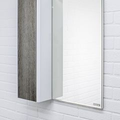 Шкаф-зеркало Uno 60 Дуб серый левый/правый Домино (DU1503HZ) в Красноуральске - krasnouralsk.mebel24.online | фото 8