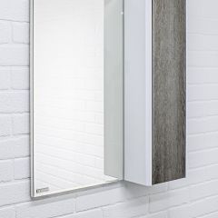 Шкаф-зеркало Uno 60 Дуб серый левый/правый Домино (DU1503HZ) в Красноуральске - krasnouralsk.mebel24.online | фото 9