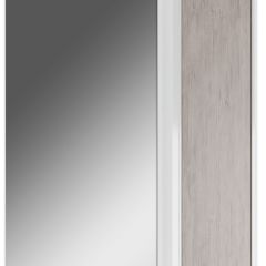 Шкаф-зеркало Uno 60 Дуб серый левый/правый Домино (DU1503HZ) в Красноуральске - krasnouralsk.mebel24.online | фото 1