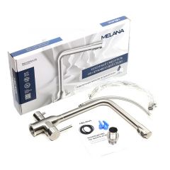 Смеситель д/кухни MELANA-F610304 Stello нерж.сталь, с переключателем на фильтр, однорычажный, сатин в Красноуральске - krasnouralsk.mebel24.online | фото 2