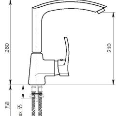 Смеситель MS-002 в Красноуральске - krasnouralsk.mebel24.online | фото 3