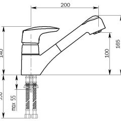 Смеситель MS-010 в Красноуральске - krasnouralsk.mebel24.online | фото 2