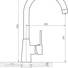 Смеситель MS-014 в Красноуральске - krasnouralsk.mebel24.online | фото 2