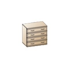 Спальня Карина композиция 5 (Акация Молдау) в Красноуральске - krasnouralsk.mebel24.online | фото 3