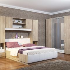 Спальный гарнитур Линда (модульный) в Красноуральске - krasnouralsk.mebel24.online | фото 2