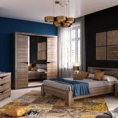 Спальный гарнитур  Соренто (Дуб стирлинг) в Красноуральске - krasnouralsk.mebel24.online | фото