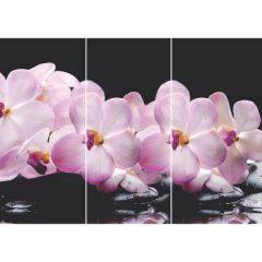 Стол Бостон-3 (Розовая Орхидея) 1100/1420*700, опора Брифинг в Красноуральске - krasnouralsk.mebel24.online | фото 2