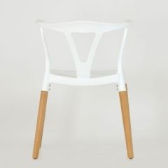 Стул Barneo N-218 Wishbone интерьерный кухонный белый в Красноуральске - krasnouralsk.mebel24.online | фото 2