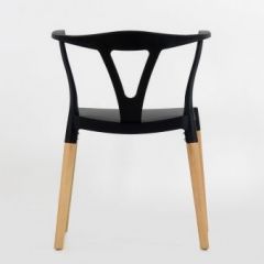 Стул Barneo N-218 Wishbone интерьерный кухонный черный в Красноуральске - krasnouralsk.mebel24.online | фото 2