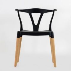 Стул Barneo N-218 Wishbone интерьерный кухонный черный в Красноуральске - krasnouralsk.mebel24.online | фото 3