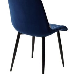 Стул CHIC BLUVEL-86 NAVY BLUE / черный каркас М-City в Красноуральске - krasnouralsk.mebel24.online | фото 3