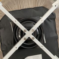Стул MAVERICK 360 град. поворот. BLUVEL-40 BEIGE/ белый каркас, М-City в Красноуральске - krasnouralsk.mebel24.online | фото 5