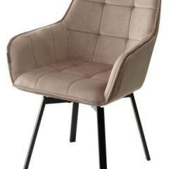 Стул MAVERICK 360 град. поворот. BLUVEL-40 BEIGE/ черный каркас, М-City в Красноуральске - krasnouralsk.mebel24.online | фото