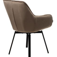 Стул MAVERICK 360 град. поворот. BLUVEL-40 BEIGE/ черный каркас, М-City в Красноуральске - krasnouralsk.mebel24.online | фото 2