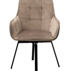 Стул MAVERICK 360 град. поворот. BLUVEL-40 BEIGE/ черный каркас, М-City в Красноуральске - krasnouralsk.mebel24.online | фото 3
