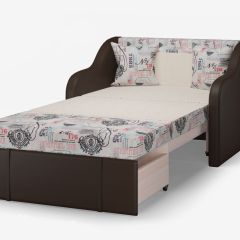 ТОМ Диван детский Hotel/к/з Reex browm в Красноуральске - krasnouralsk.mebel24.online | фото 2