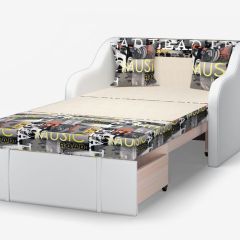 ТОМ Диван детский Music /к/з Reex white в Красноуральске - krasnouralsk.mebel24.online | фото 2