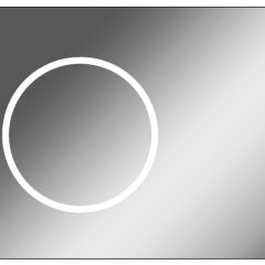 Зеркало Eclipse 90 black с подсветкой Sansa (SE1031Z) в Красноуральске - krasnouralsk.mebel24.online | фото 1