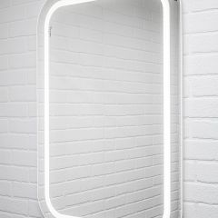 Зеркало Elis 100 white с подсветкой Sansa (SEe1045Z) в Красноуральске - krasnouralsk.mebel24.online | фото 3