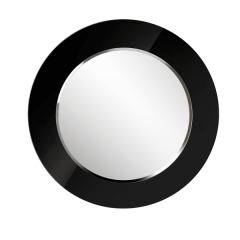 Зеркало круглое черный (РМ/02) в Красноуральске - krasnouralsk.mebel24.online | фото