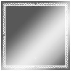 Зеркало Паликир 700х700 с подсветкой Домино (GL7051Z) в Красноуральске - krasnouralsk.mebel24.online | фото