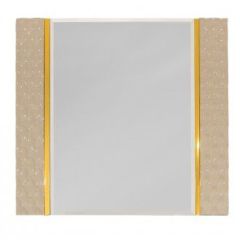 Зеркало ППУ Lara (бежевый глянец) в Красноуральске - krasnouralsk.mebel24.online | фото 2